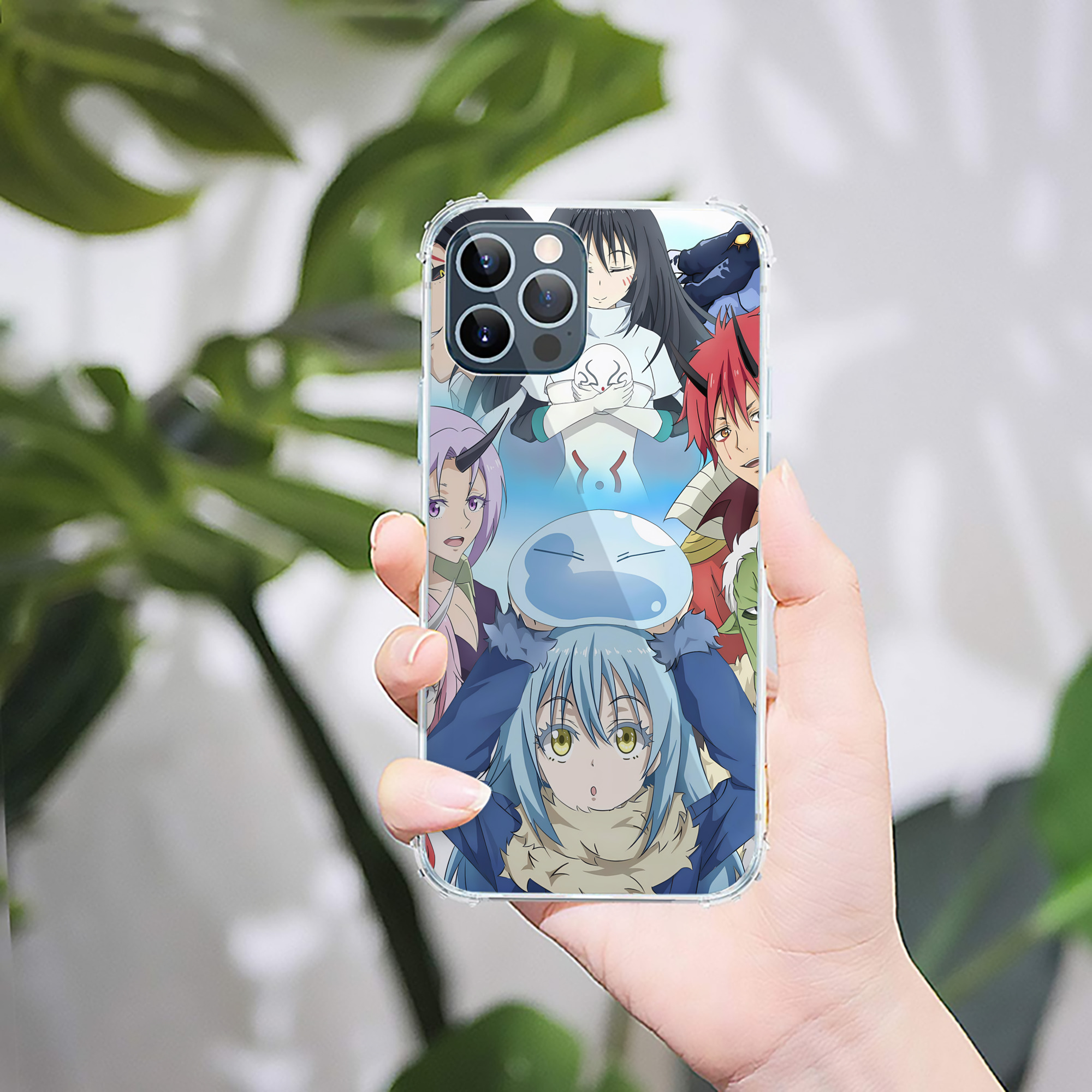 （画像用） 転スラ Regarding Reincarnated to Slime 【iPhone 12シリーズ対応】透明スマホケース（クリアソフトケース）
